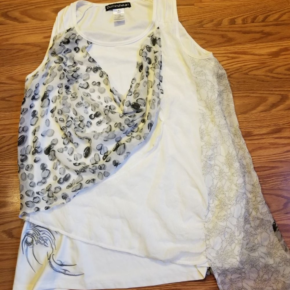 Clotheshead women's sleeveless blouse